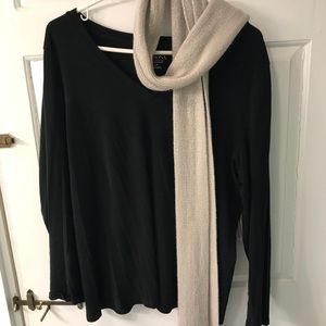 NWT tan shimmery scarf
